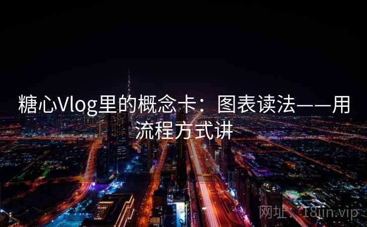 糖心Vlog里的概念卡：图表读法——用流程方式讲